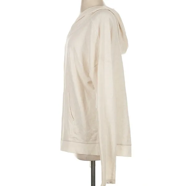 Free People NWT $98 We the Free Oatmeal Hoodie Pullover Oversized Small fits M/L - Image 4