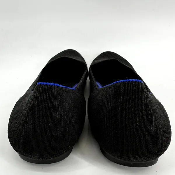 Rothy's The Loafer Slip On Ballet Flat Shoes Lightweight Knit Black Solid 9 - Image 5
