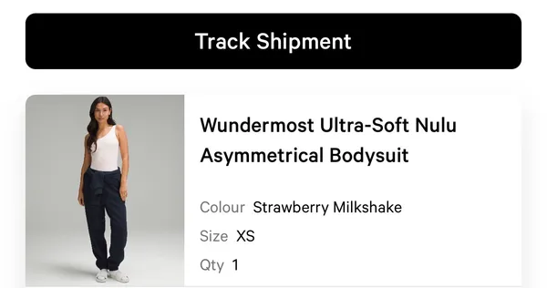 Lululemon Wundermost Asymmetrical Bodysuit - Image 2