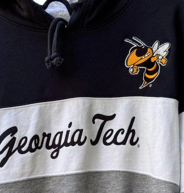 Georgia Tech Yellow Jackets Champion Women's Hoodie, Large - Image 2
