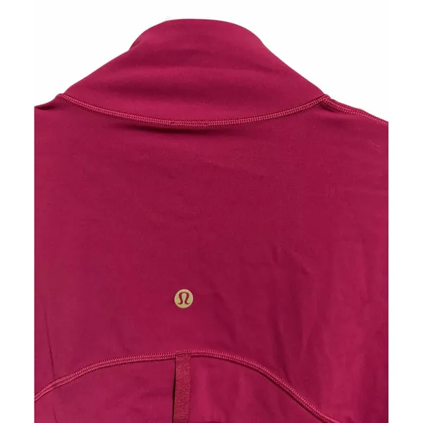 Lululemon Define Cropped Jacket Nulu Magenta Smoke‎ Gold Women's Sizes 8 - Image 4