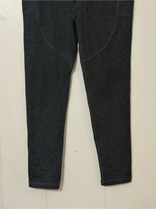 Vuori Performance Leggings Heather Charcoal Yoga Workout Pants - Image 3