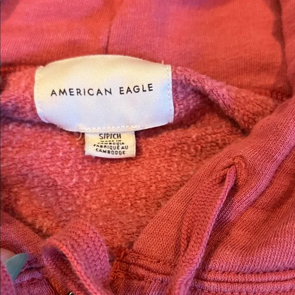 American Eagle cropped oversize zip up - Image 3