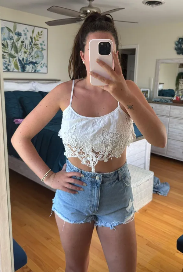 Rollas Jean Shorts Revolve High-Waisted Duster - Image 2