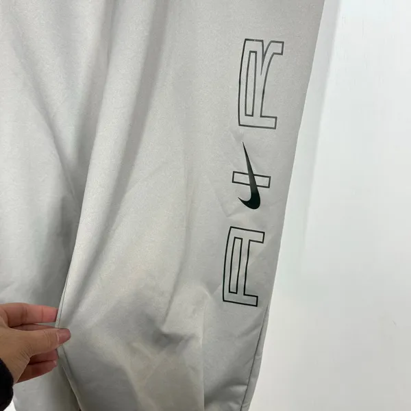 Nike Jogger Pants Size XXL Gray Mid Rise Loose Fit Drawstring Tapered Athleisure - Image 8