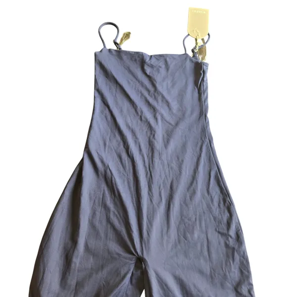 Meshki Adelaide Navy Blue Nylon Jumpsuit Size: XS NEW - Image 4