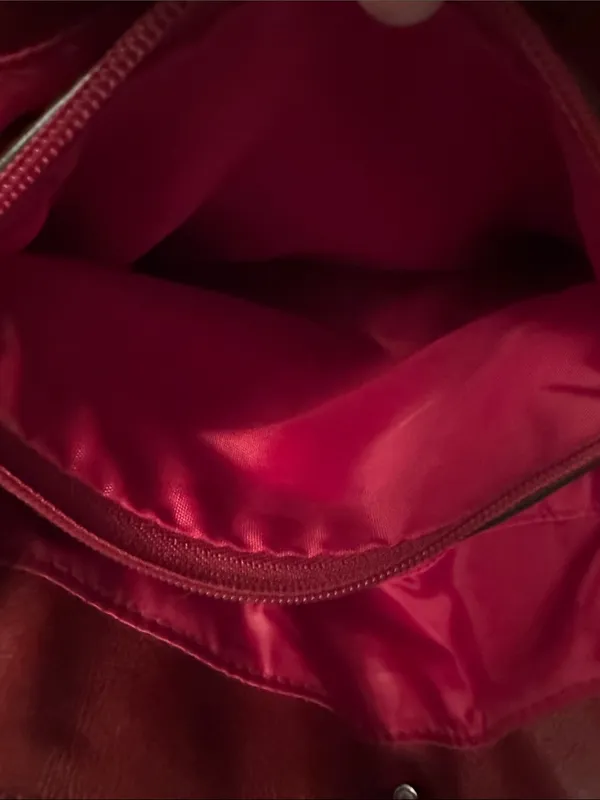 Wilson’s EUC burgundy red genuine leather purse. Satchel with crossbody option - Image 7
