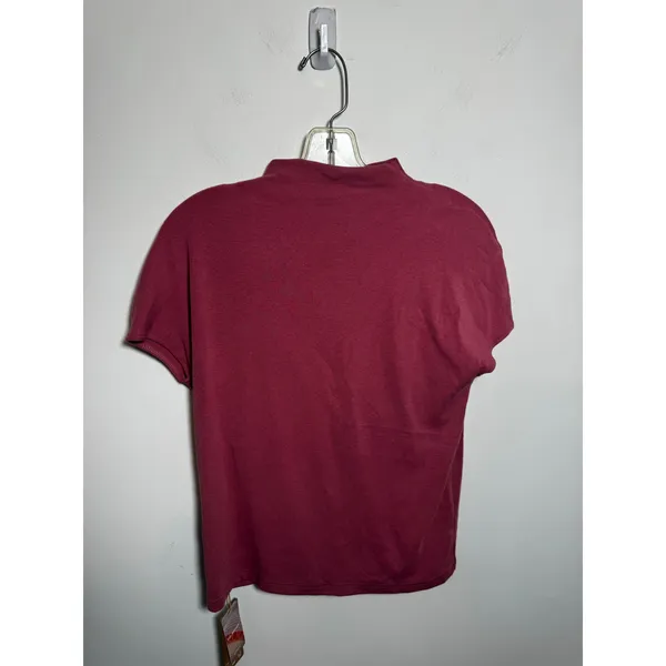 Brand New OGL Women's Size Small Purple/Pink Mock Neck Shirt Top Blouse - Image 3