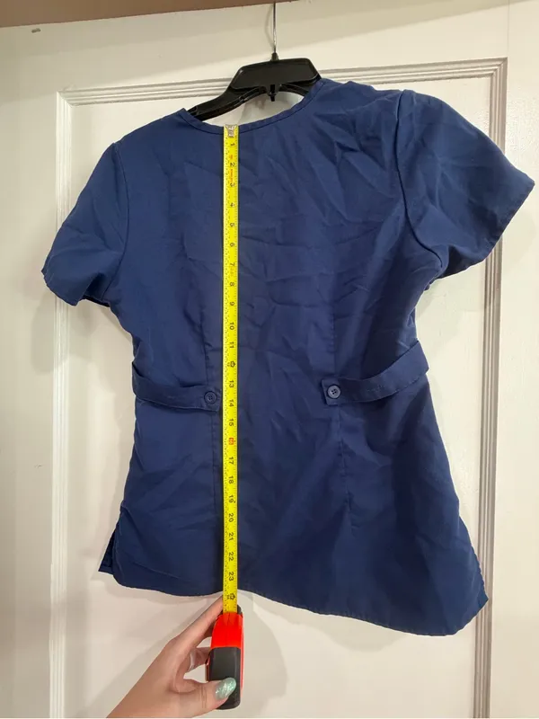 Grey's Anatomy Navy Medical Scrub Top by Barco - Image 7