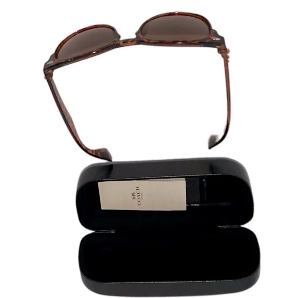 Vintage Tortoiseshell Sunglasses Brown Amber Retro Unbranded - Image 5