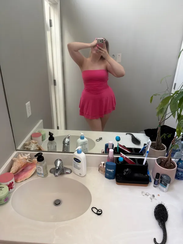 ThatsSoFetch HOT PINK Mini Dress - Image 4