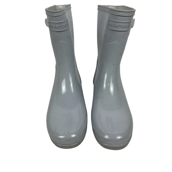 Hunter Womens Short Gloss Rain Boots Size 6 - Image 2