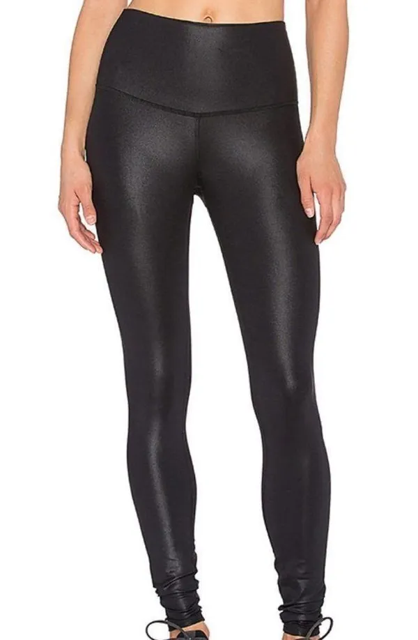 Alo Legging in Black Glossy - Image 3