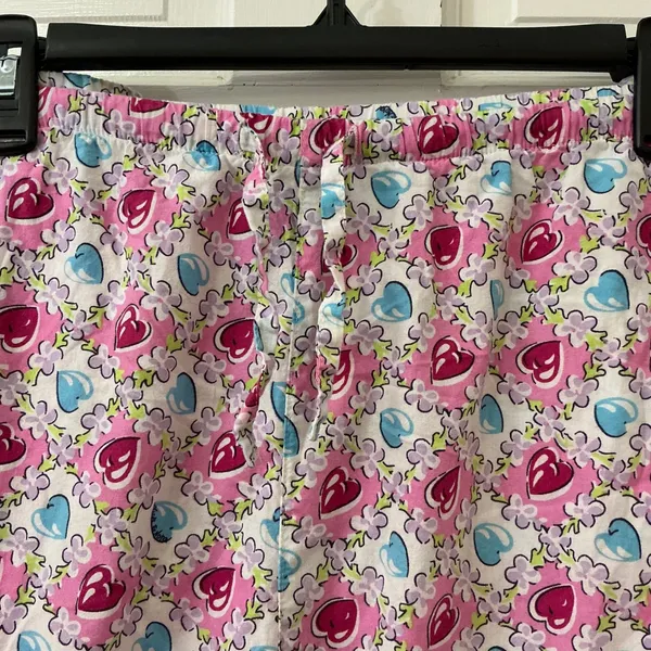 Nick & Nora Hearts Floral Pajama Pants XXL Cotton Y2K Sleepwear Cozy Cottagecore - Image 2