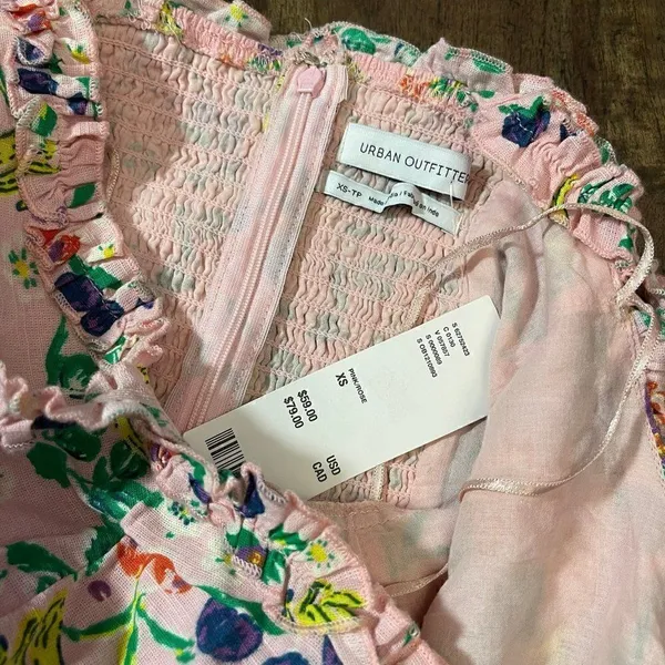 Urban Outfitters Pink Graphic Design Mini Dress - Image 7
