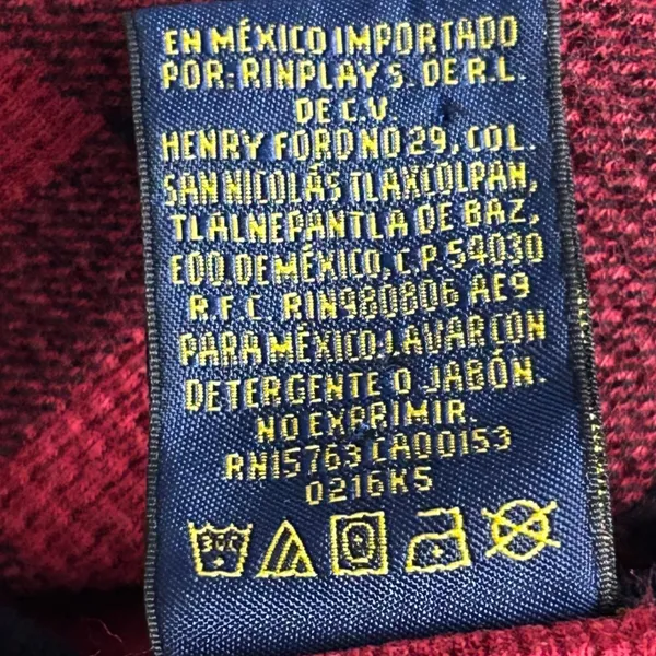 Polo Ralph Lauren‎ Waffle Knit Thermal Shirt Small Buffalo Holiday Festive Warm - Image 7
