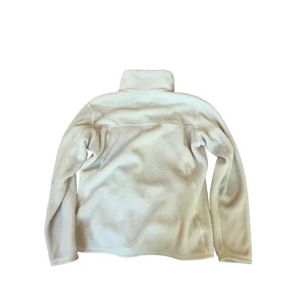 Patagonia Re-Tool Snap-T‎ Fleece Pullover Cream White Womens Medium Polartec - Image 5