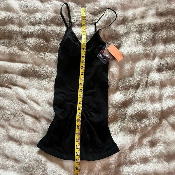 Sensil Women's Size M/L Black One Piece Bodysuit Body Shaper NWT - Image 2
