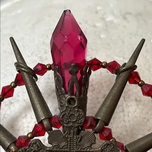 Gothic•Handmade Tiara•Thorns and Roses •Day Of The Dead - Image 8