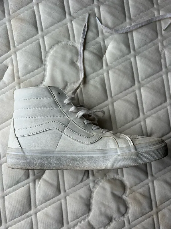 Vans High-Top White Sneakers - Image 2