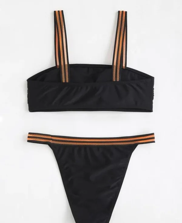 Boutique Two Piece Black Bikini Set - Image 5