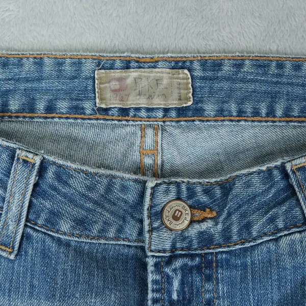 BKE Denim 1967 Jeans Women 32x34 Blue Star Stretch Bootcut Low Rise Distressed - Image 5