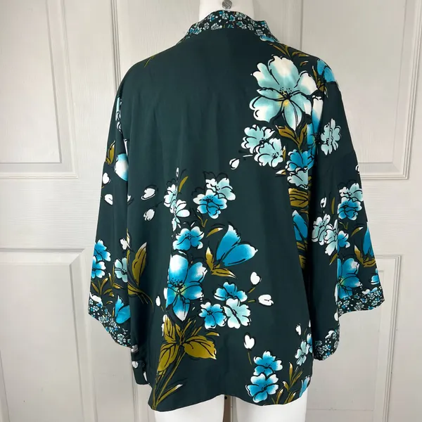 Loft mixed floral kimono wrap *no sash belt* - Image 7