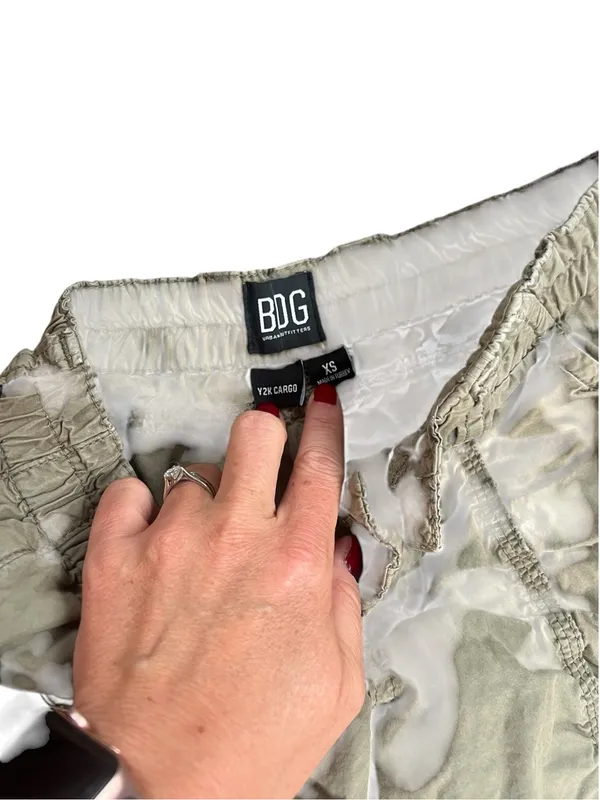 Y2K BDG Olive Cargo Utility Pants - Image 2
