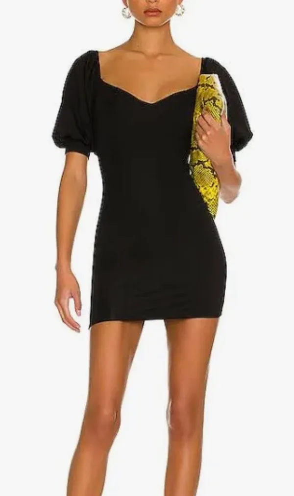 Revolve Black Mini Dress - Image 2