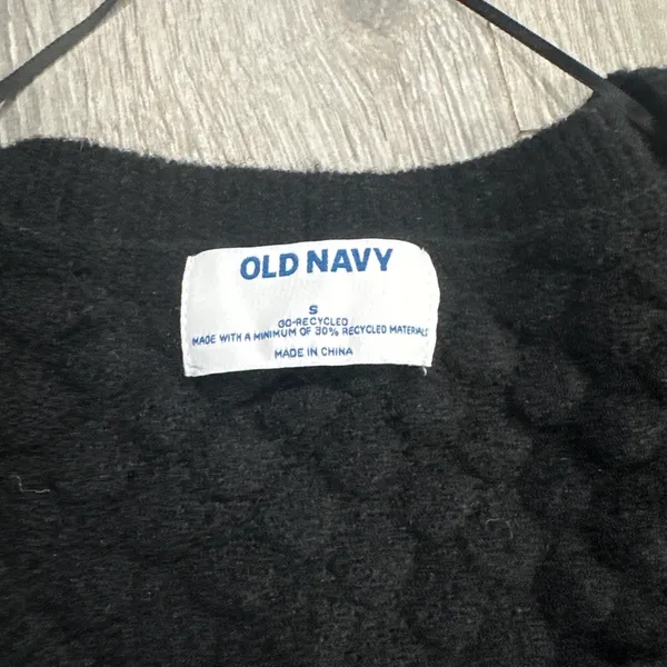 Old Navy Black Long Sleeve Top Small - Image 2