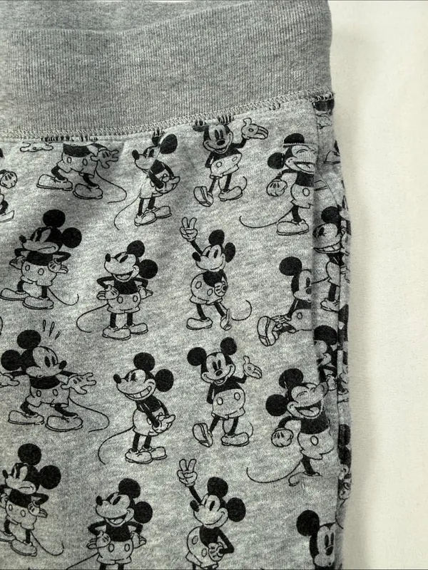 American Eagle Women's Set T-Shirt & Gray Mickey Mouse Print Pajama Joggers - Image 3