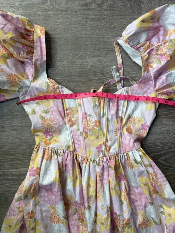 New For Love And Lemons Carrie Midi Dress Xxs - Image 6