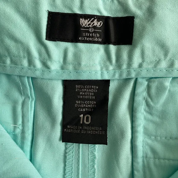 Mint Color Stretch Extensible Size 10‎ Short Shorts - Image 6