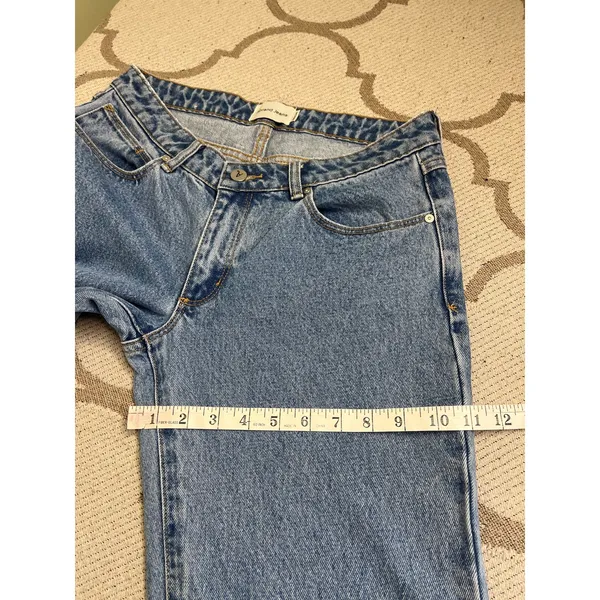 Abrand A ’99 Low Straight Jeans 90s Y2K Low Rise Blue Denim Size 29 Style 72468 - Image 8