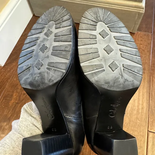 Cole Haan Denise Women's Black Closed‎ Toe Pull On Ankle Heeled Boots Size 6B - Image 7