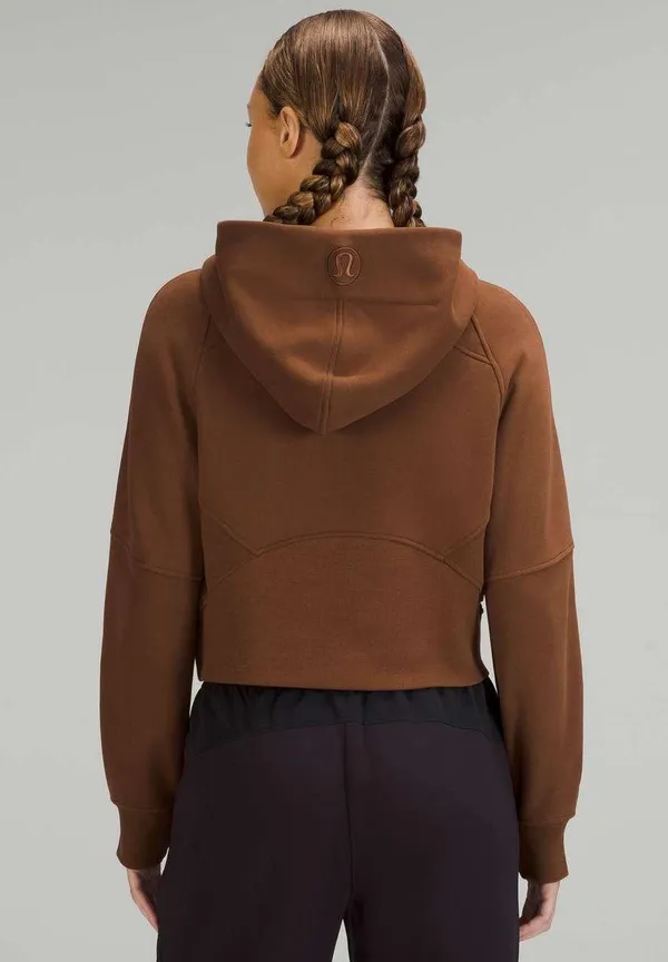 Lululemon Scuba Half-Zip Hoodie M/L Roasted Brown - Image 2