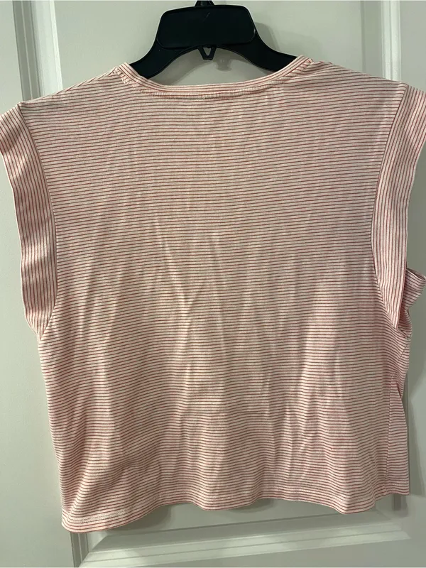 Le Lis red striped tee - Image 3