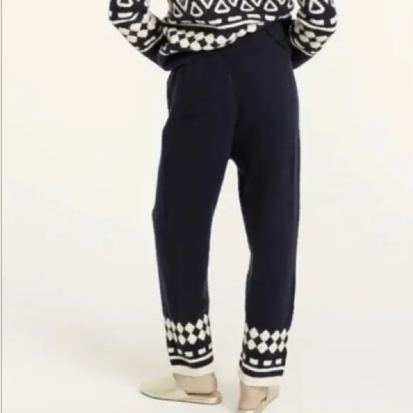 J.CREW pants With Geometric Knit Merino Wool Alpaca Blend sizeS. order155 - Image 3
