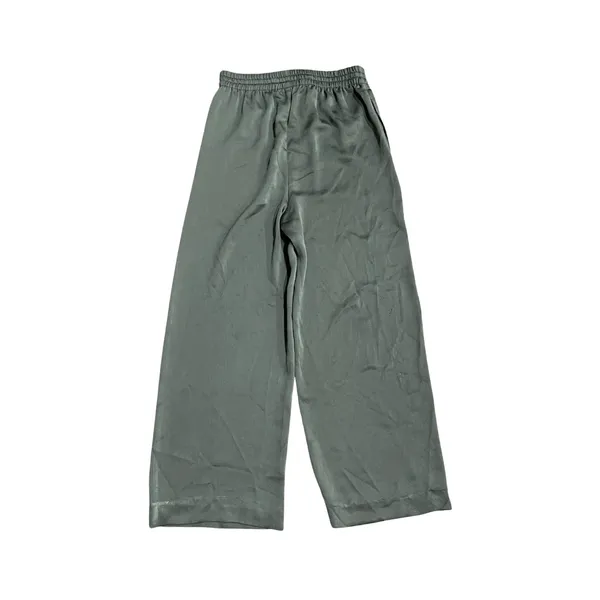 Madewell Green Drawstring Pull On Wide Leg Pants Size XS Flowy Casual Chic - Image 2