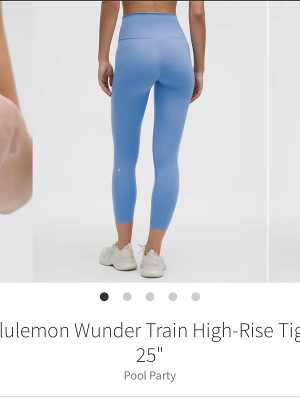 lululemon athletica Wunder Train 25” pool party High-Rise Leggings 6 - Image 6