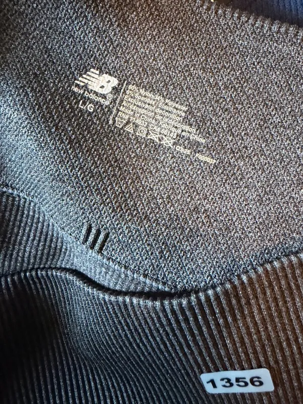 New Balance Large Womens Gray High-Waist Seamless Compression Shorts L - Image 5