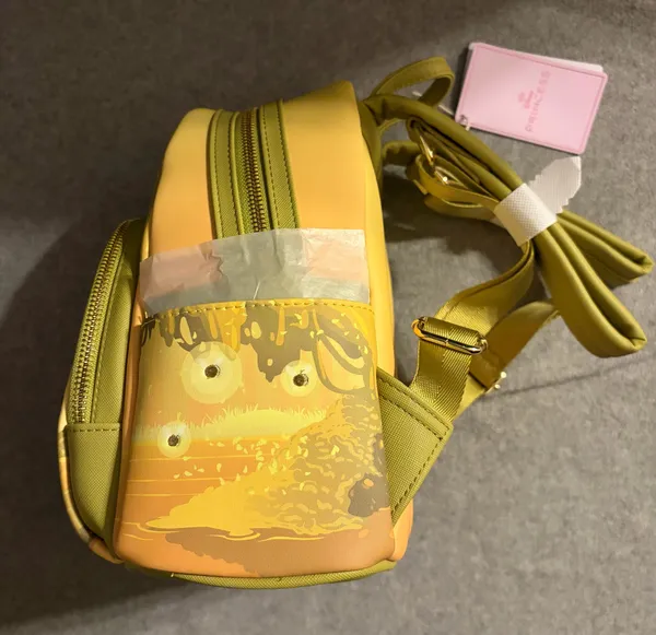 Loungefly The Princess & The Frog Princess Tiana Golden Mini Backpack and Wallet - Image 2