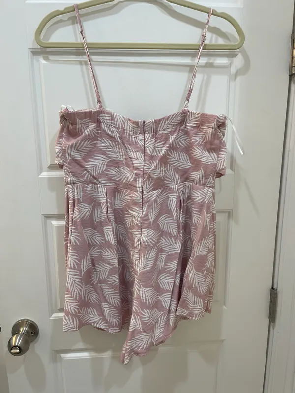 Cloud Ten Blush Pink Floral Romper - Image 2