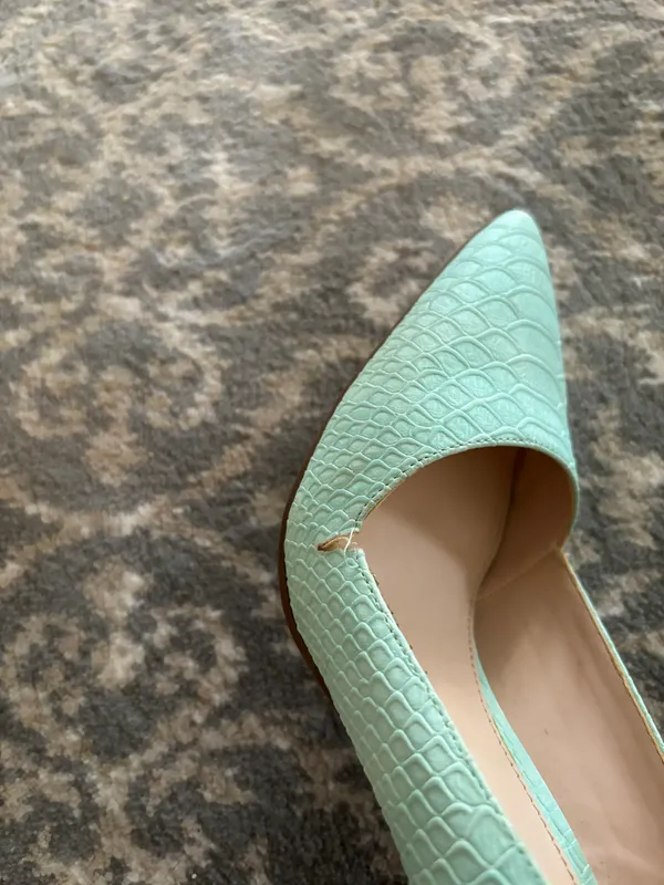 Bar III Turquoise Heels - Image 4