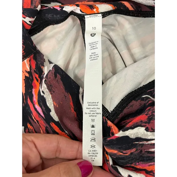 Lululemon Lunar New Year‎ Align High-Rise Leggings 25" Tiger Tide Smoky Red 10 - Image 6