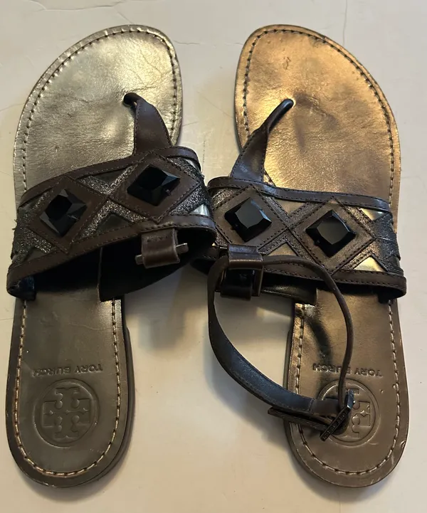 Brown Leather Sandals - Image 3