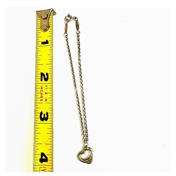 Tiffany & Co. Elsa Peretti Open Heart Charm Bracelet - Image 7