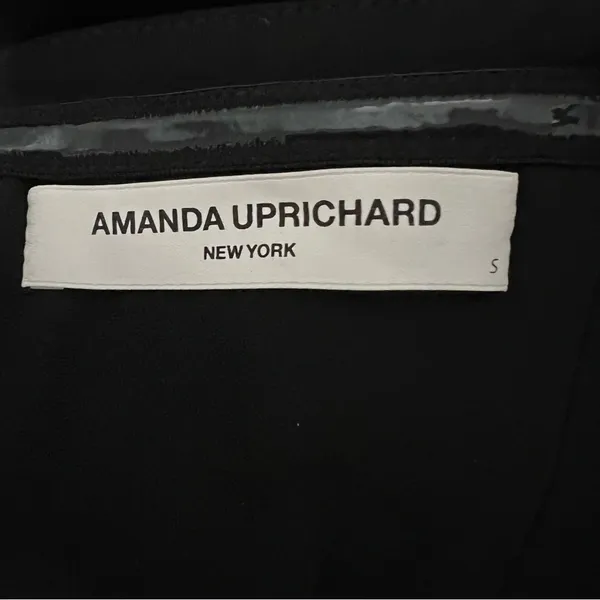 Amanda Uprichard Queen Halter Maxi Gown In Black - Image 9