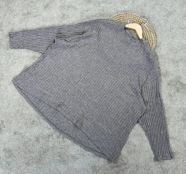 Old Navy Women’s Cozy Mock Neck Tunic Top Ribbed Longsleeve in Mushroom 3X - Image 2