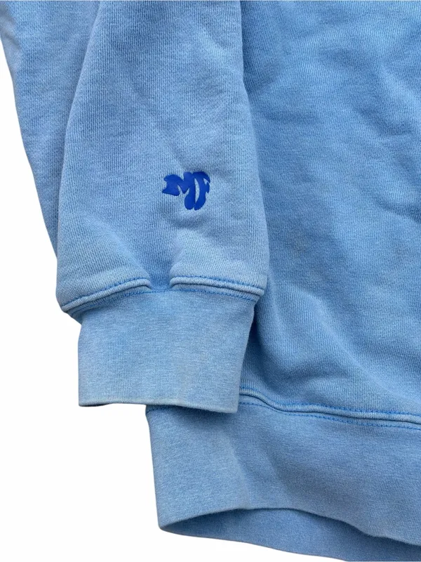 The Mayfair Group Sweatshirt Women’s XS Blue Language Of The Universe Crewneck - Image 5